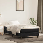 Boxspring bed 90x200 cm zwart fluweel