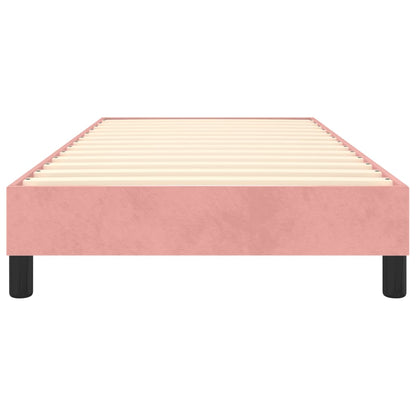 Boxspringframe Fluweel Roze 100 x 200 cm 25 cm