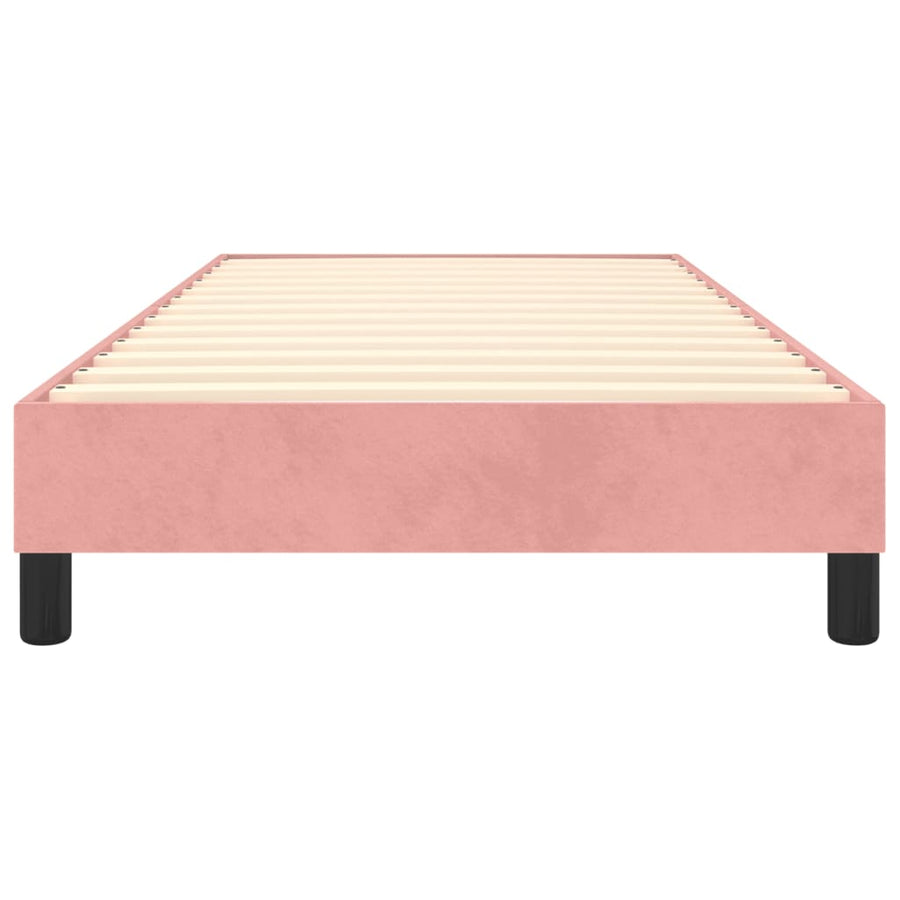 Boxspringframe Fluweel Roze 100 x 200 cm 25 cm