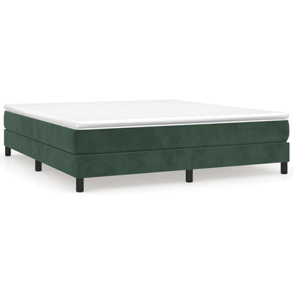 Boxspringframe Fluweel Donkergroen 180 x 200 cm 25 cm