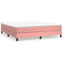 Boxspringframe Fluweel Roze 180 x 200 cm 25 cm