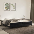 Boxspring bed 200x200 cm zwart fluweel