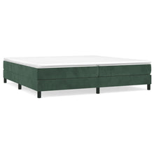 Boxspringframe Fluweel Donkergroen 200 x 200 cm 25 cm