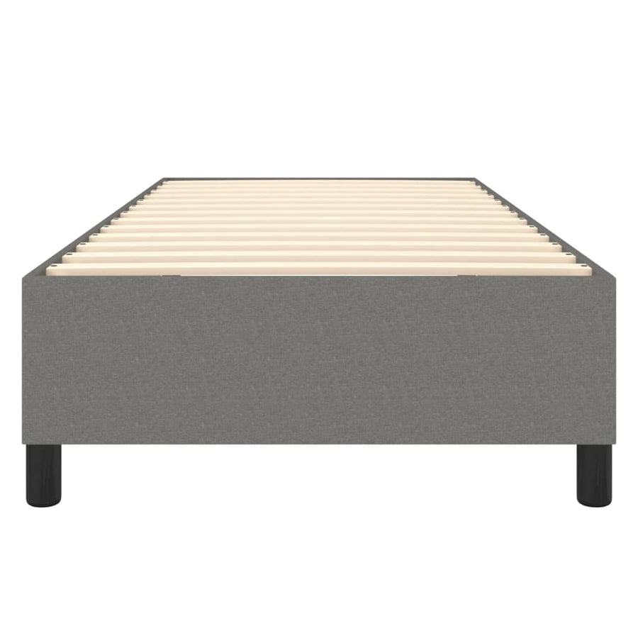 Boxspringframe Stof Donkergrijs 80 x 200 cm 35 cm