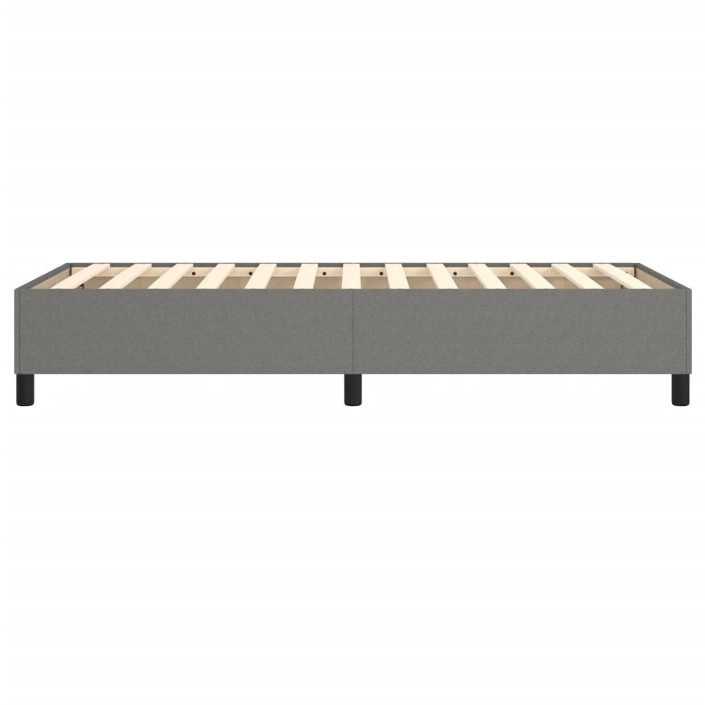 Boxspringframe Stof Donkergrijs 80 x 200 cm 35 cm