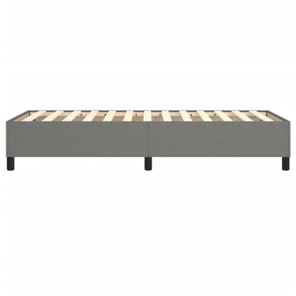 Boxspringframe Stof Donkergrijs 80 x 200 cm 35 cm