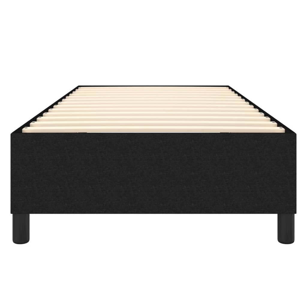 Boxspringframe stof zwart 80x200 cm 80 x 200 cm 35 cm