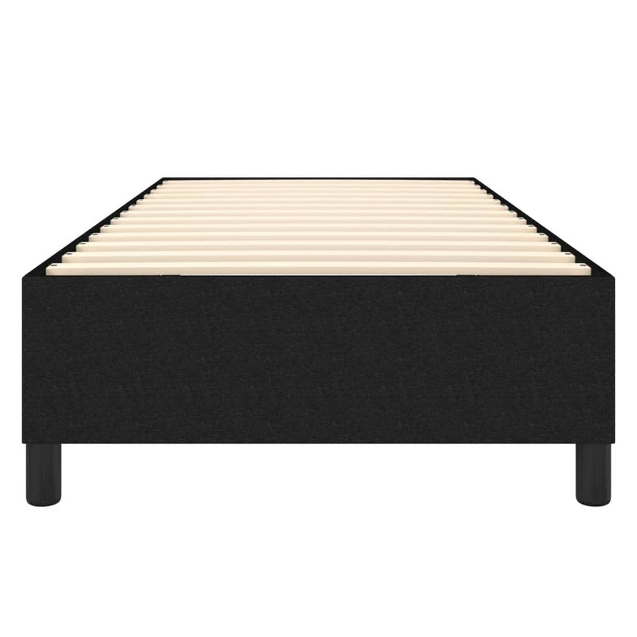 Boxspringframe stof zwart 80x200 cm 80 x 200 cm 35 cm