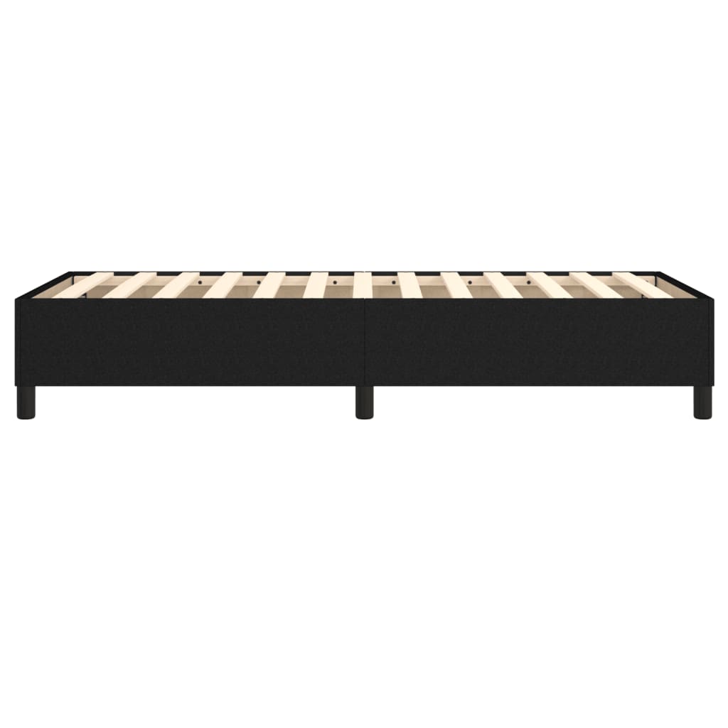 Boxspringframe stof zwart 80x200 cm 80 x 200 cm 35 cm