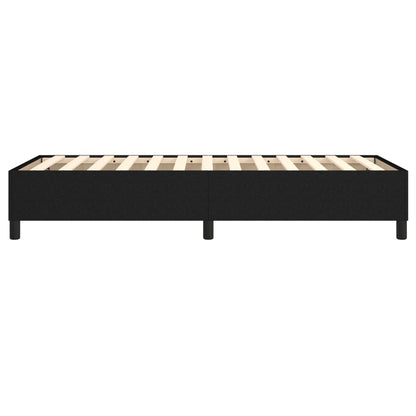 Boxspringframe stof zwart 80x200 cm 80 x 200 cm 35 cm