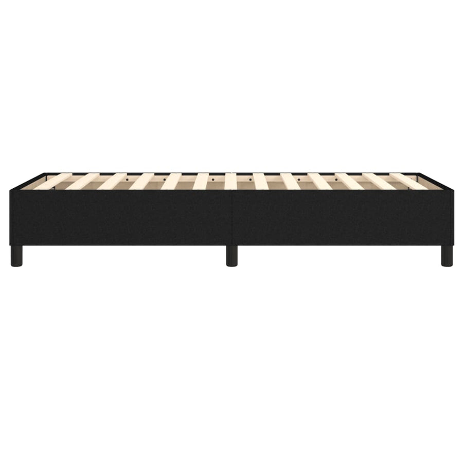 Boxspringframe stof zwart 80x200 cm 80 x 200 cm 35 cm
