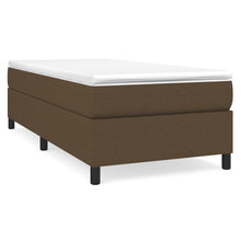 Boxspringframe Stof Donkerbruin 80 x 200 cm 35 cm
