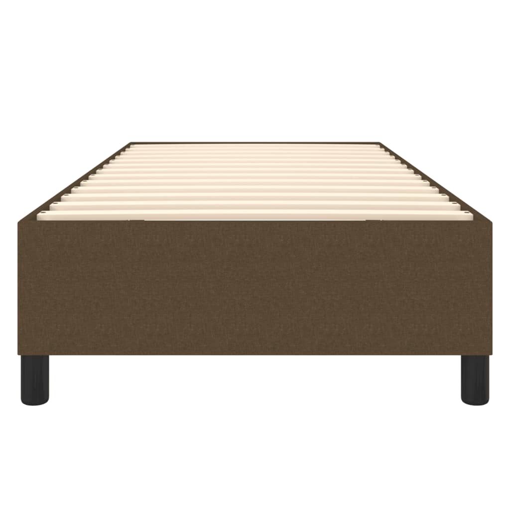 Boxspringframe Stof Donkerbruin 80 x 200 cm 35 cm