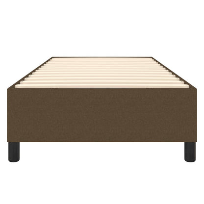 Boxspringframe Stof Donkerbruin 80 x 200 cm 35 cm