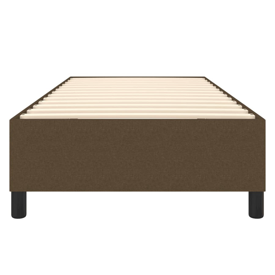 Boxspringframe Stof Donkerbruin 80 x 200 cm 35 cm