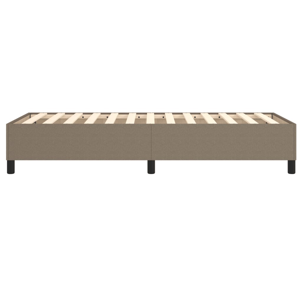 Boxspringframe Stof Taupe 80 x 200 cm 35 cm