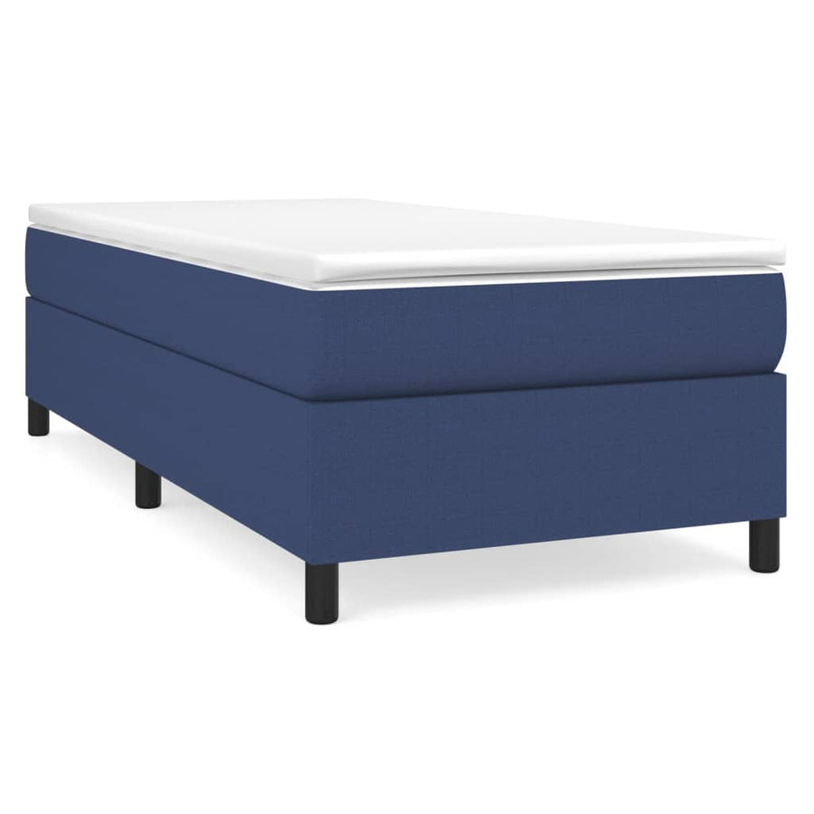 Boxspringframe Stof Blauw 80 x 200 cm 35 cm
