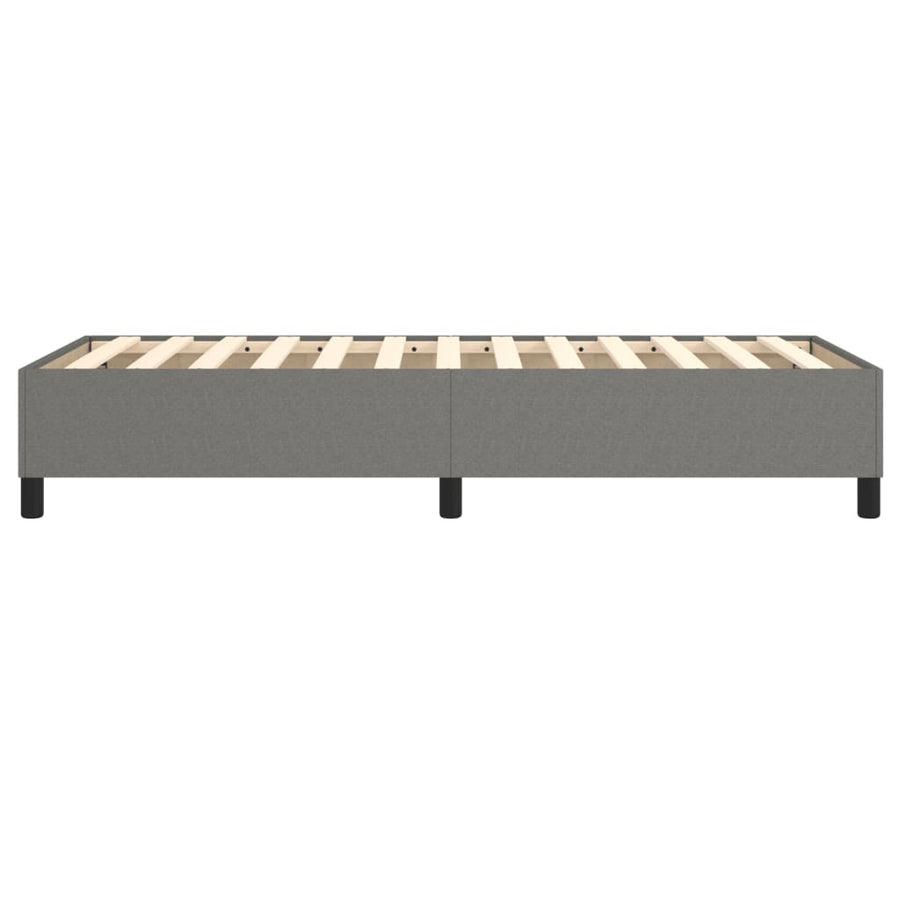 Boxspringframe Stof Donkergrijs 90 x 190 cm 35 cm