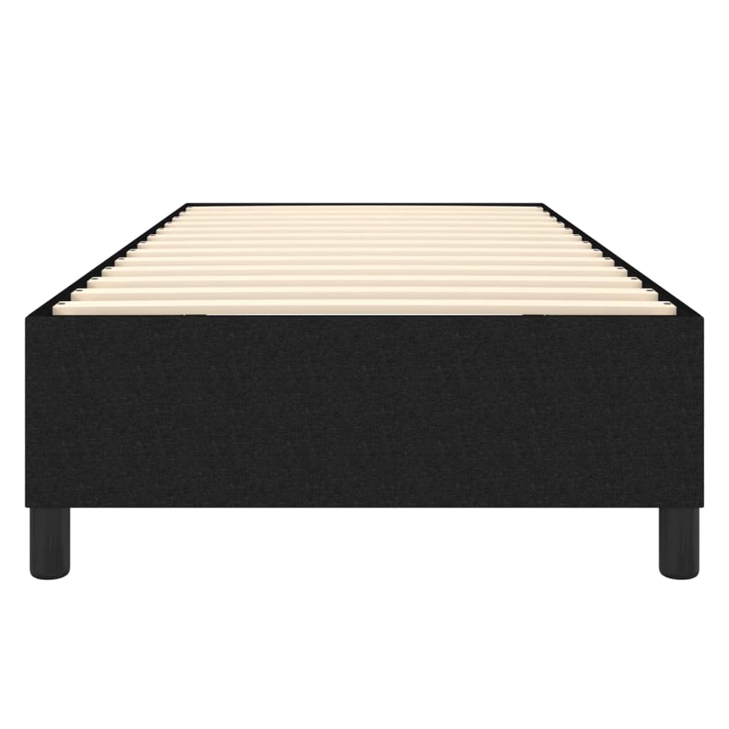 Boxspringframe stof zwart 90x190 cm 90 x 190 cm 35 cm