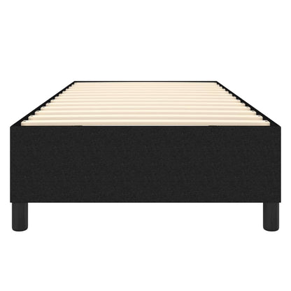 Boxspringframe stof zwart 90x190 cm 90 x 190 cm 35 cm