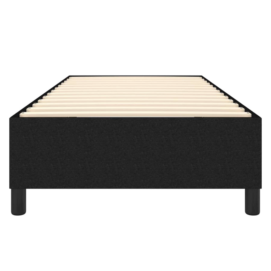 Boxspringframe stof zwart 90x190 cm 90 x 190 cm 35 cm