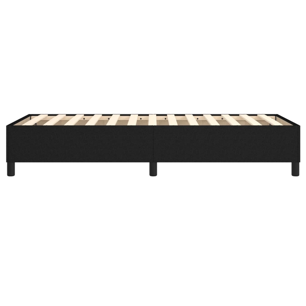 Boxspringframe stof zwart 90x190 cm 90 x 190 cm 35 cm