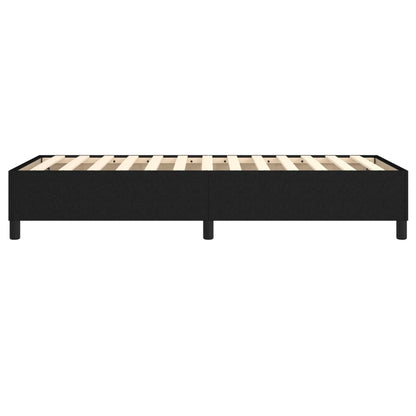 Boxspringframe stof zwart 90x190 cm 90 x 190 cm 35 cm