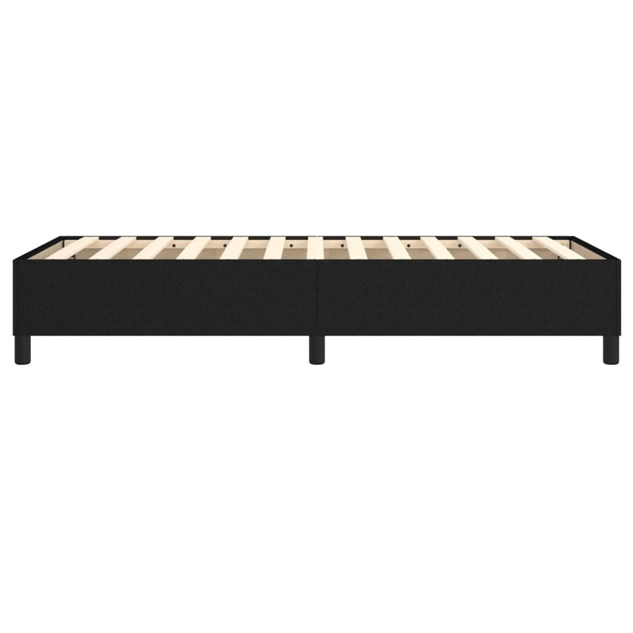 Boxspringframe stof zwart 90x190 cm 90 x 190 cm 35 cm