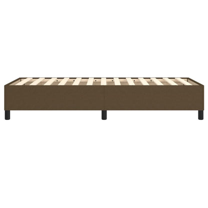Boxspringframe Stof Donkerbruin 90 x 190 cm 35 cm