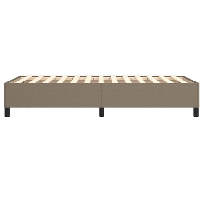 Boxspringframe Stof Taupe 90 x 190 cm 35 cm