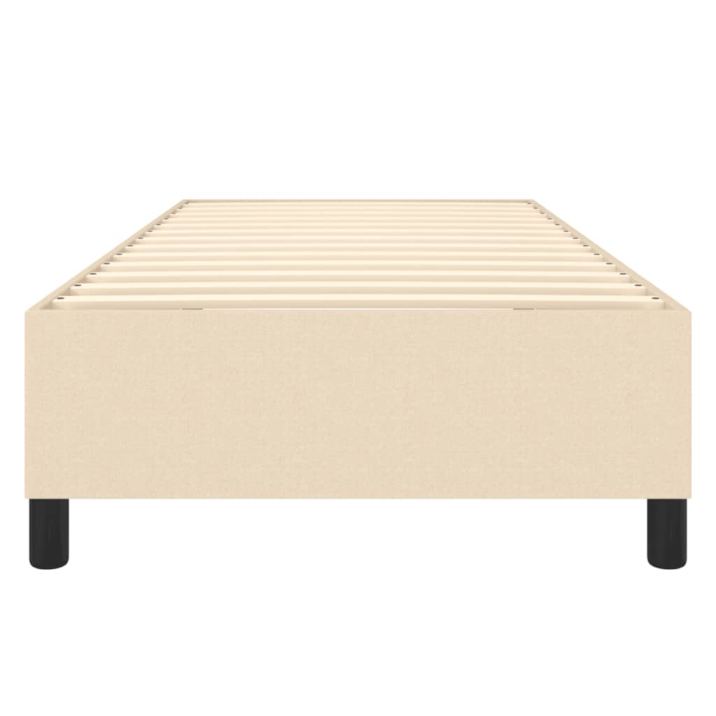 Boxspringframe Stof Kleurig Crème 90 x 190 cm 35 cm