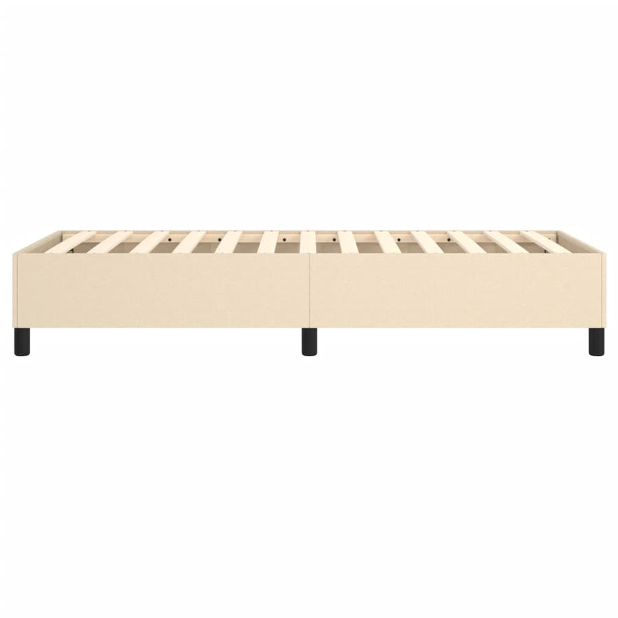 Boxspringframe Stof Kleurig Crème 90 x 190 cm 35 cm