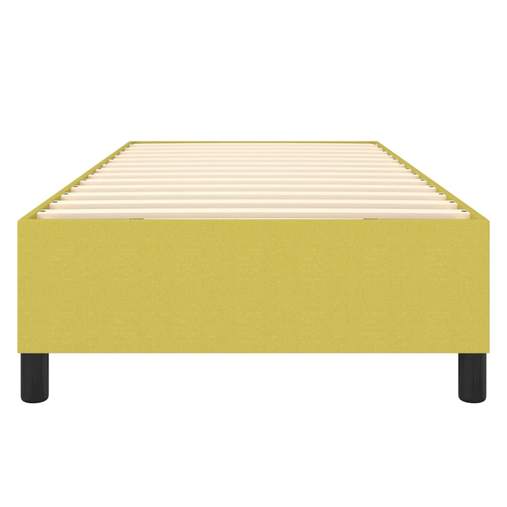 Boxspring bed stof groen 90x190 cm