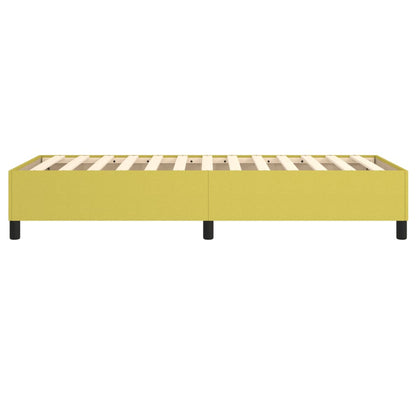 Boxspring bed stof groen 90x190 cm