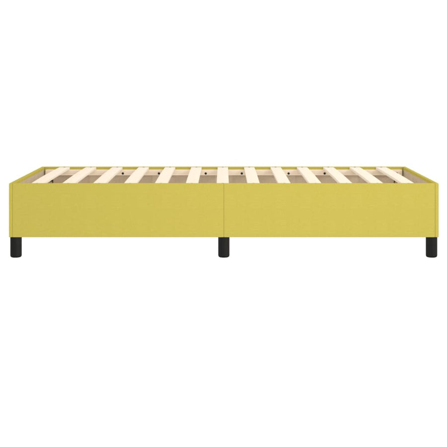Boxspring bed stof groen 90x190 cm