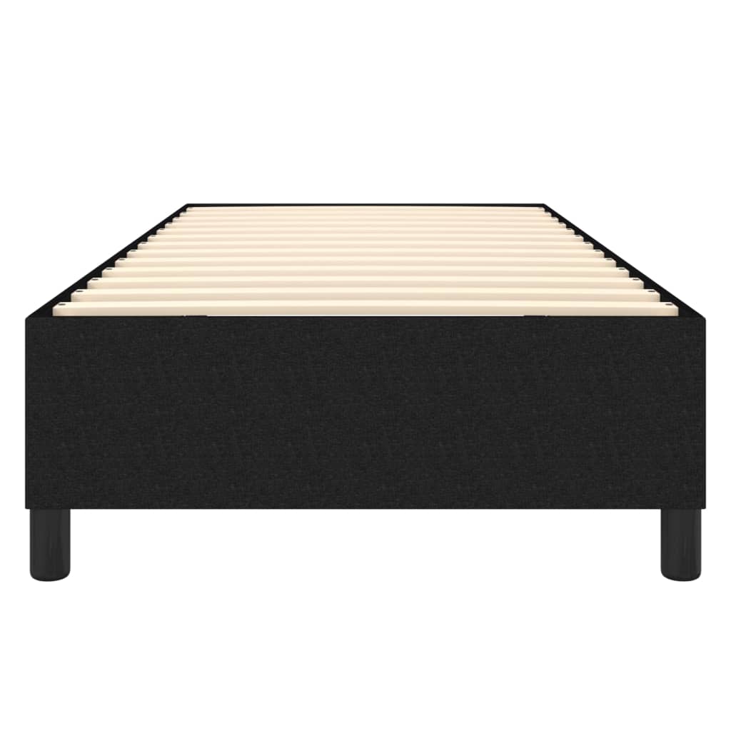 Boxspringframe stof zwart 90x200 cm 90 x 200 cm 35 cm