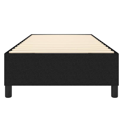 Boxspringframe stof zwart 90x200 cm 90 x 200 cm 35 cm