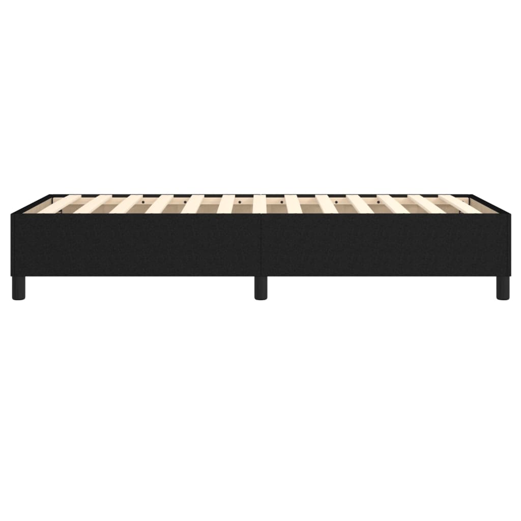 Boxspringframe stof zwart 90x200 cm 90 x 200 cm 35 cm