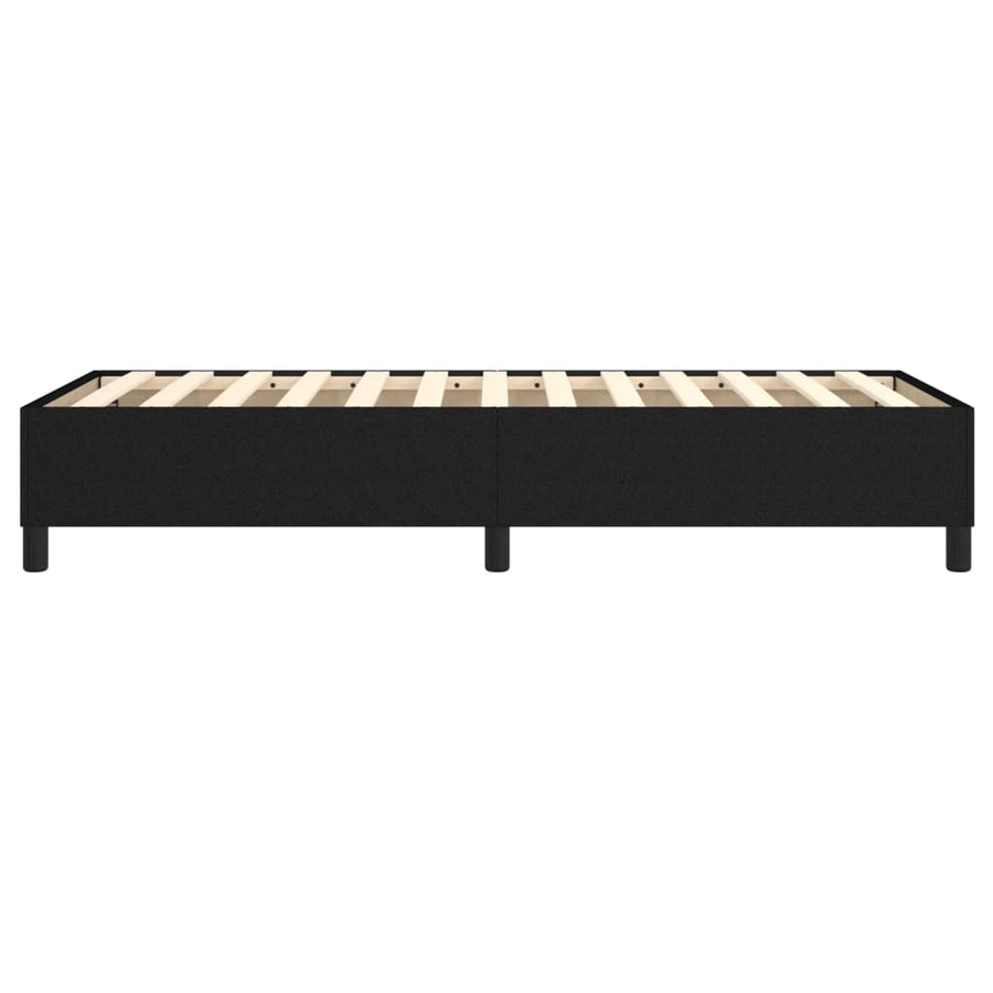Boxspringframe stof zwart 90x200 cm 90 x 200 cm 35 cm