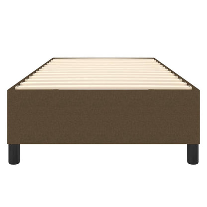 Boxspringframe Stof Donkerbruin 90 x 200 cm 35 cm