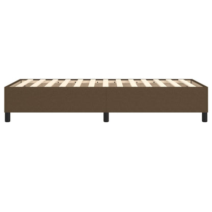 Boxspringframe Stof Donkerbruin 90 x 200 cm 35 cm