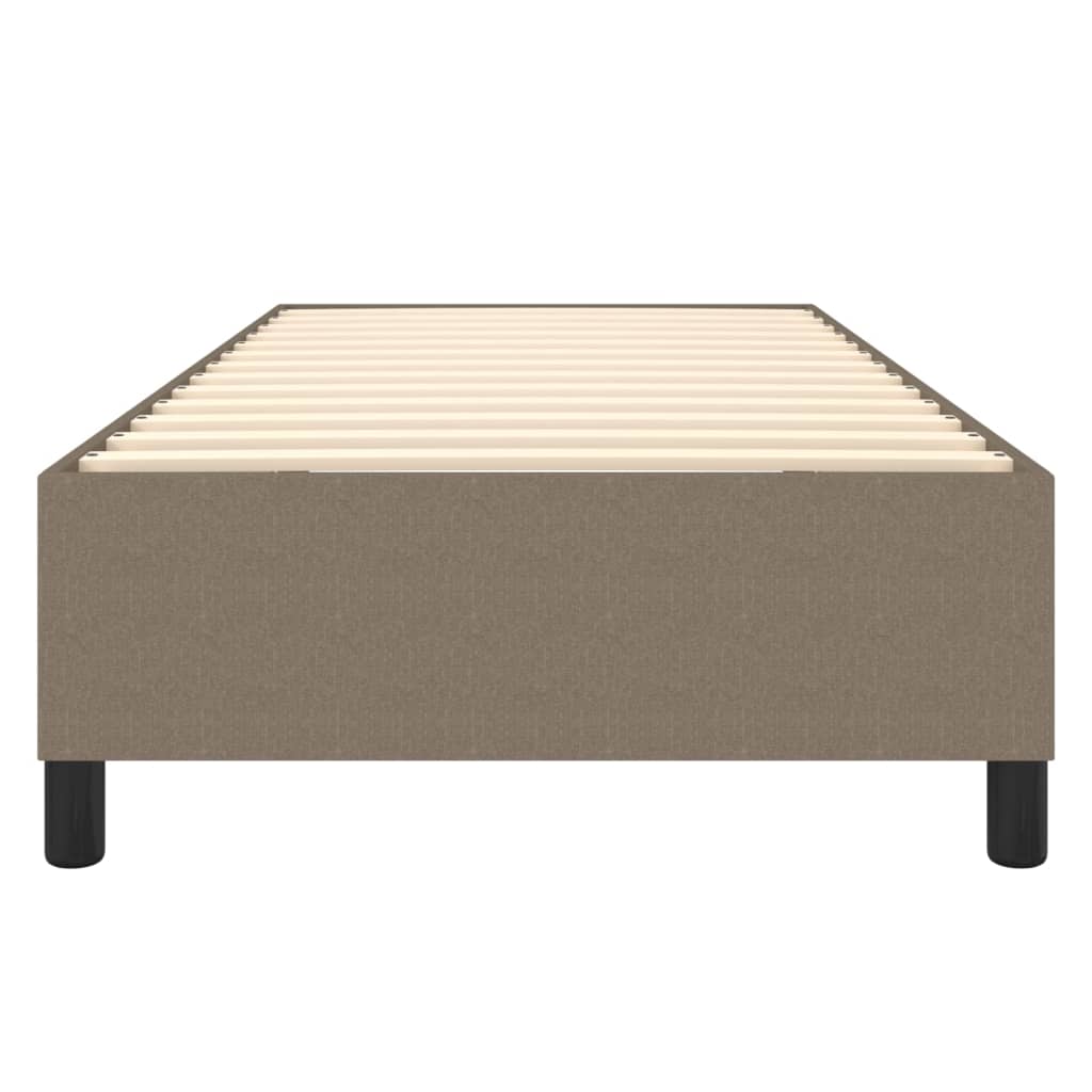 Boxspringframe Stof Taupe 90 x 200 cm 35 cm