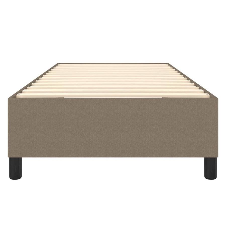 Boxspringframe Stof Taupe 90 x 200 cm 35 cm