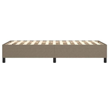 Boxspringframe Stof Taupe 90 x 200 cm 35 cm