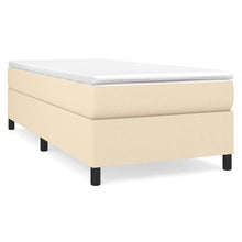 Boxspringframe Stof Kleurig Crème 90 x 200 cm 35 cm