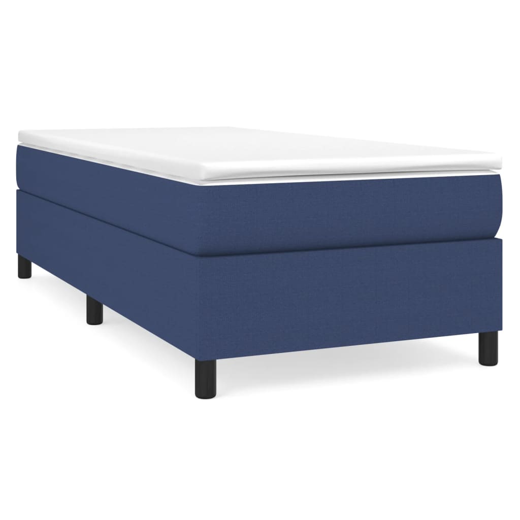 Boxspringframe Stof Blauw 90 x 200 cm 35 cm