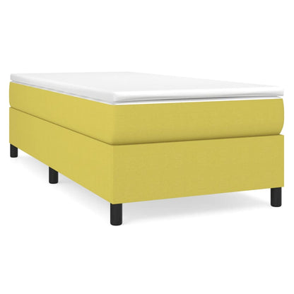 Boxspring bed stof groen 90x200 cm