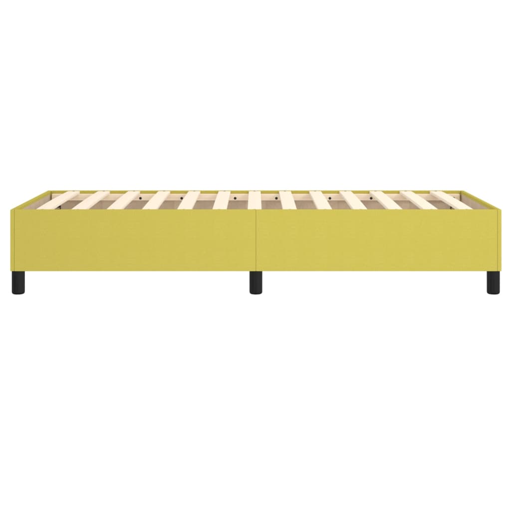 Boxspring bed stof groen 90x200 cm
