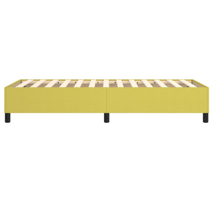 Boxspring bed stof groen 90x200 cm