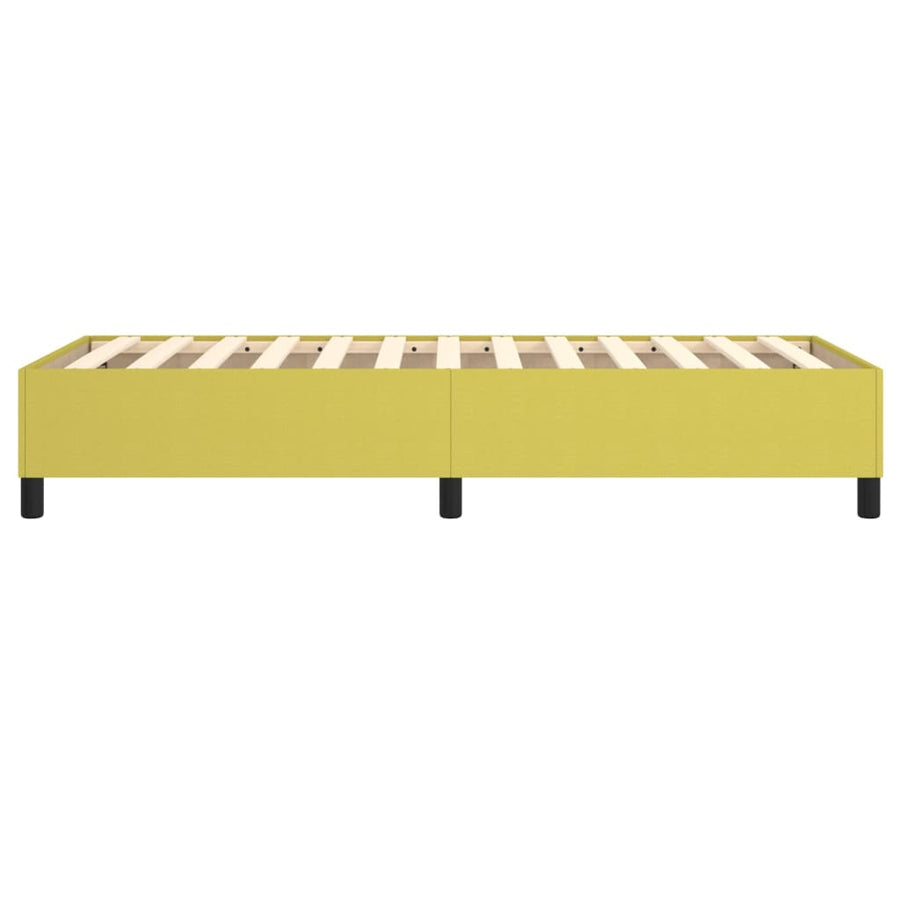 Boxspring bed stof groen 90x200 cm